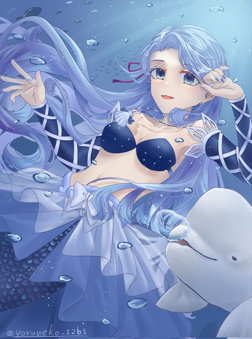 noel (mermaid melody pichi pichi pitch) drawn by nasumi_77