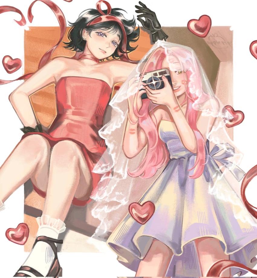 sua and mizi (alien stage) drawn by applepsps