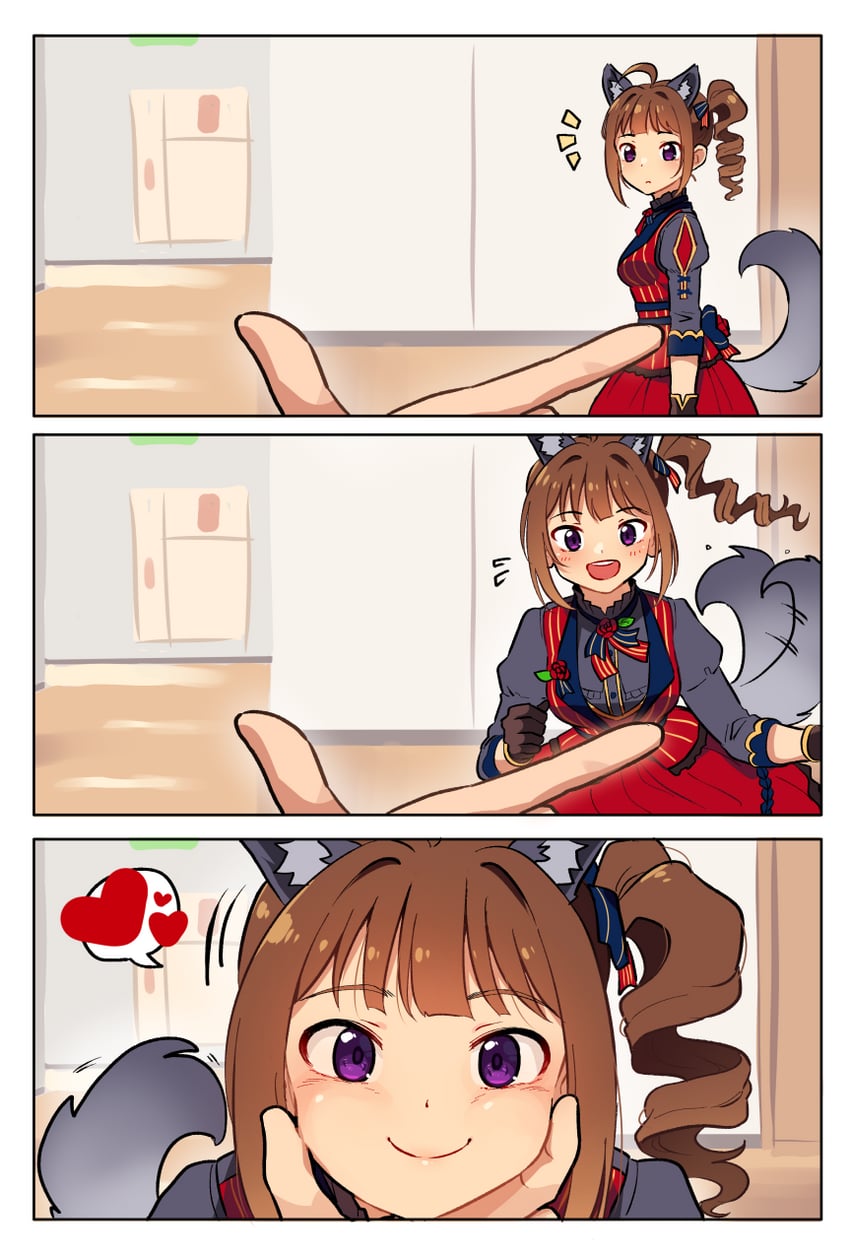 yokoyama nao (idolmaster and 2 more) drawn by kamille_(vcx68)