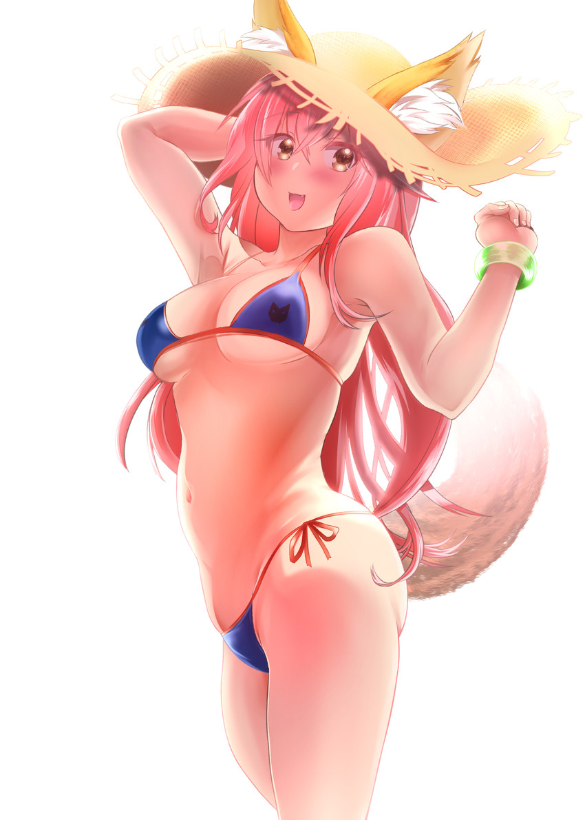 tamamo and tamamo no mae (fate and 2 more) drawn by maze_yuri