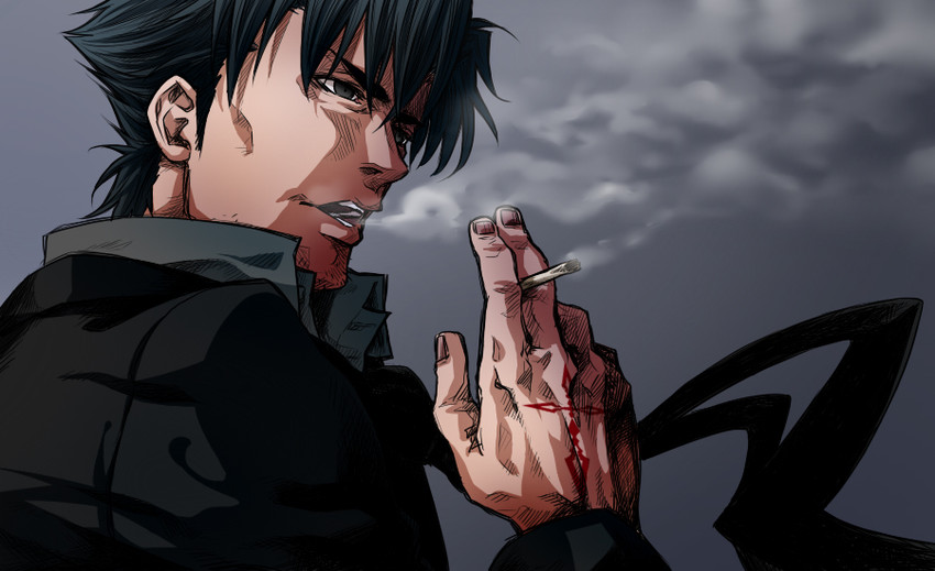 emiya kiritsugu (fate and 1 more) drawn by akei