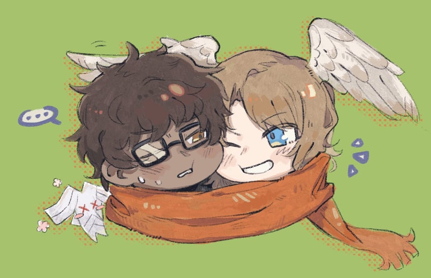 eunie and taion (xenoblade chronicles and 1 more) drawn by tutai