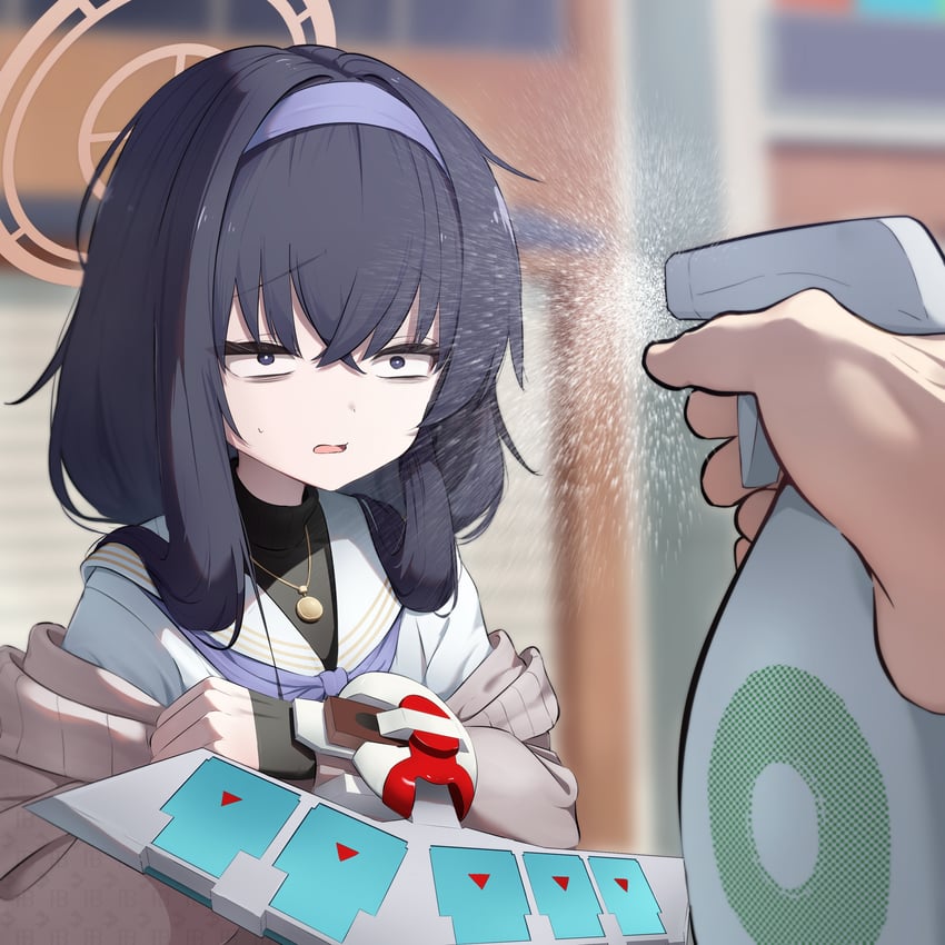 ui (blue archive and 1 more) drawn by bananafish1111