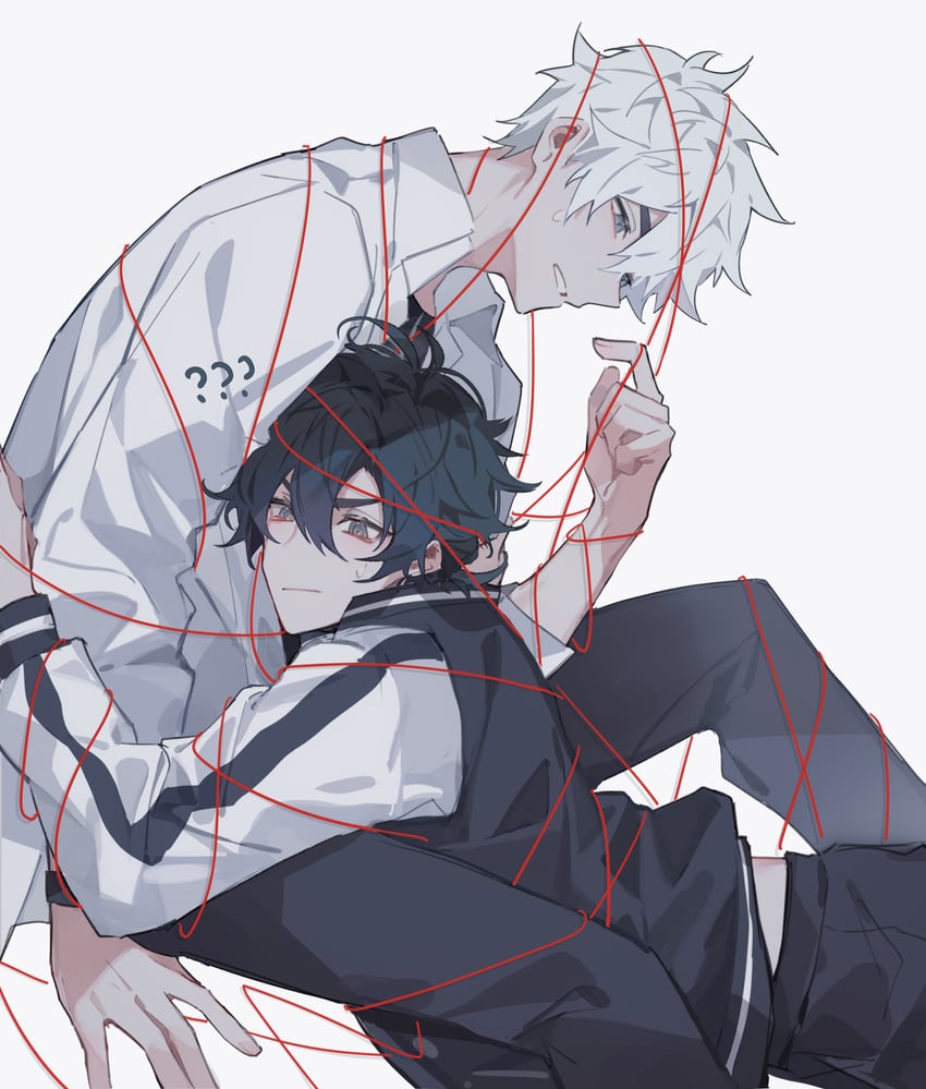 cheng xiaoshi and lu guang (shiguang dailiren) drawn by yusa_(yusa0751)