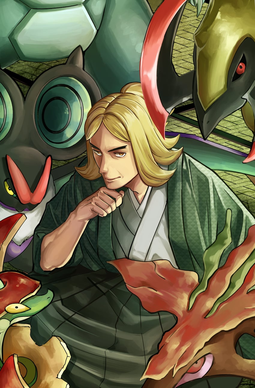 hassel, haxorus, noivern, flapple, baxcalibur, and 1 more (pokemon and 1 more) drawn by itaru_(kidomh63)