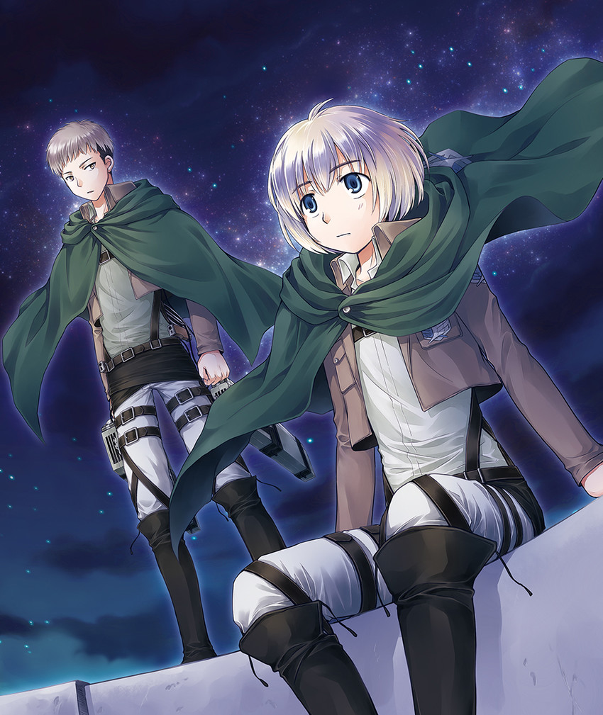 armin arlert and jean kirstein (shingeki no kyojin) drawn by mizuna_tomomi