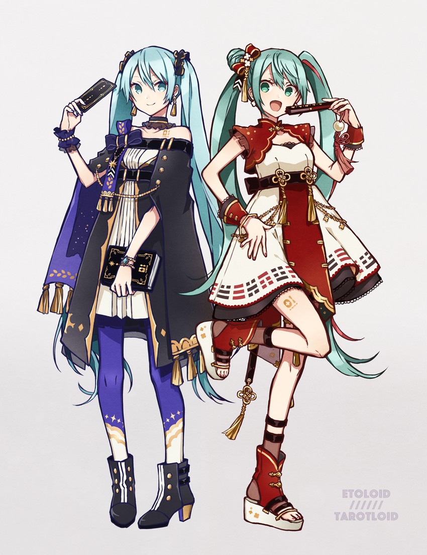 hatsune miku (vocaloid) drawn by buzz_(moi)