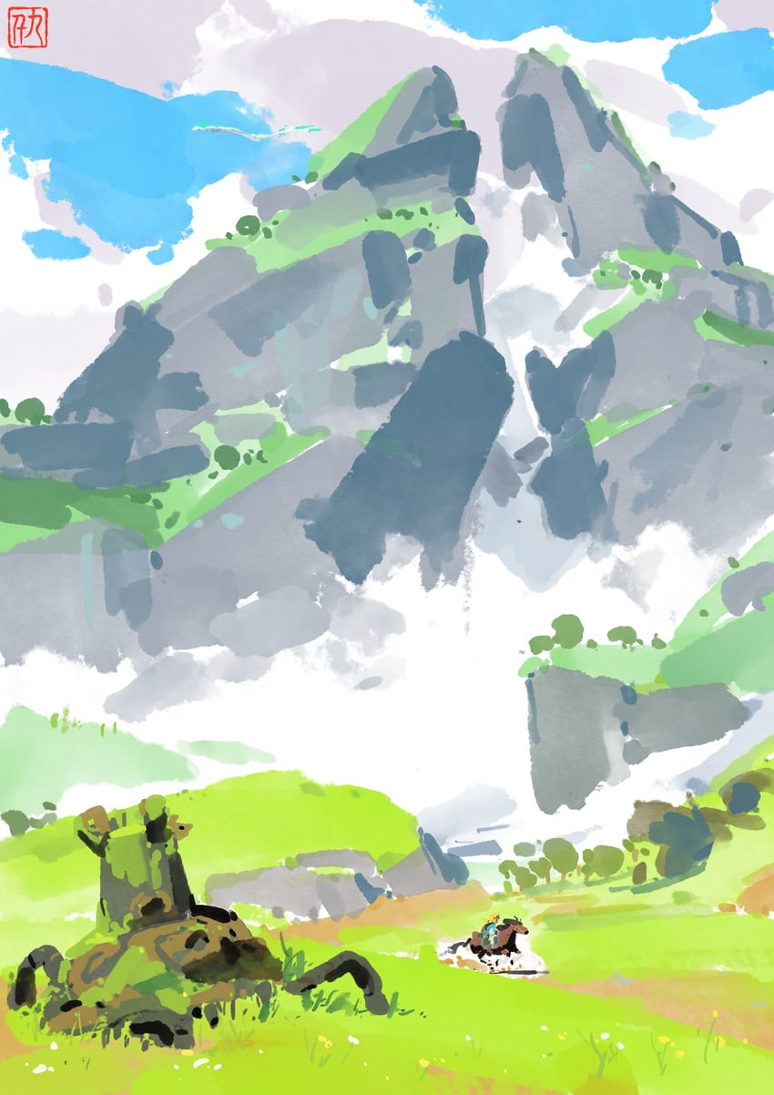 link and guardian (the legend of zelda and 2 more) drawn by neo1900