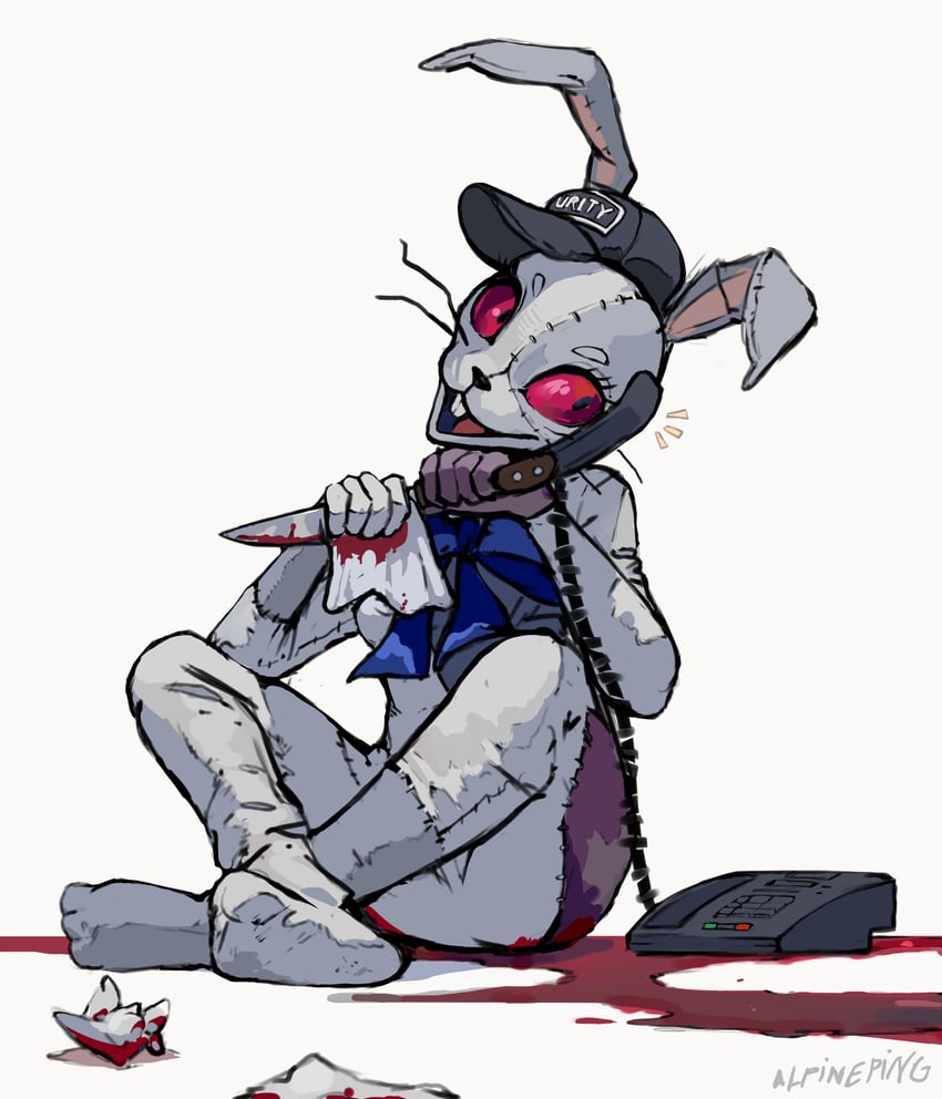 vanny (five nights at freddy's and 1 more) drawn by alpineping