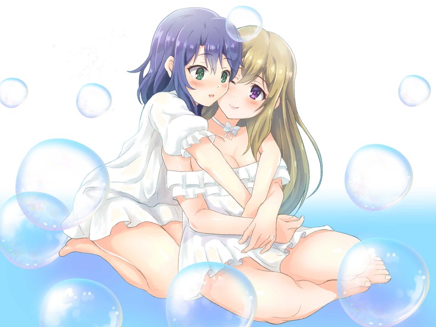 adachi sakura and shimamura hougetsu (adachi to shimamura) drawn by monta