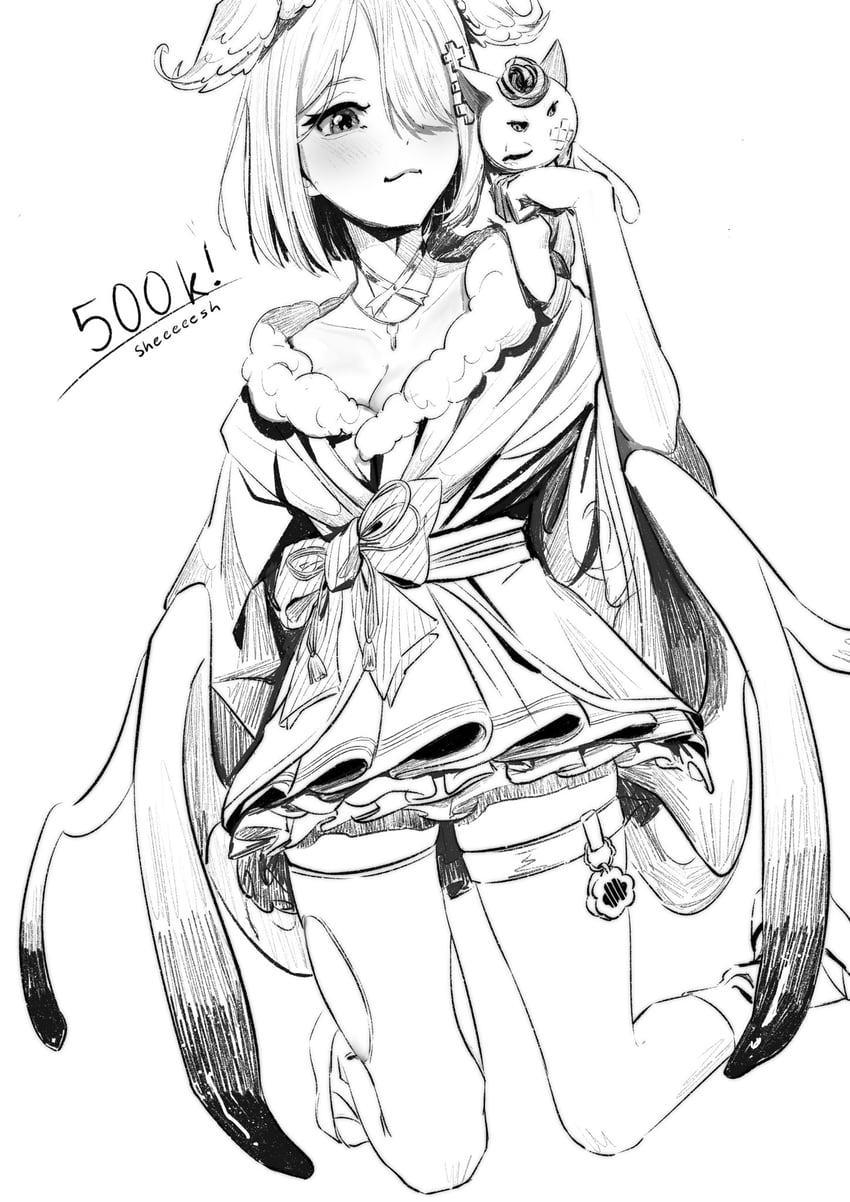 elira pendora and pikl (nijisanji and 1 more) drawn by slewpie