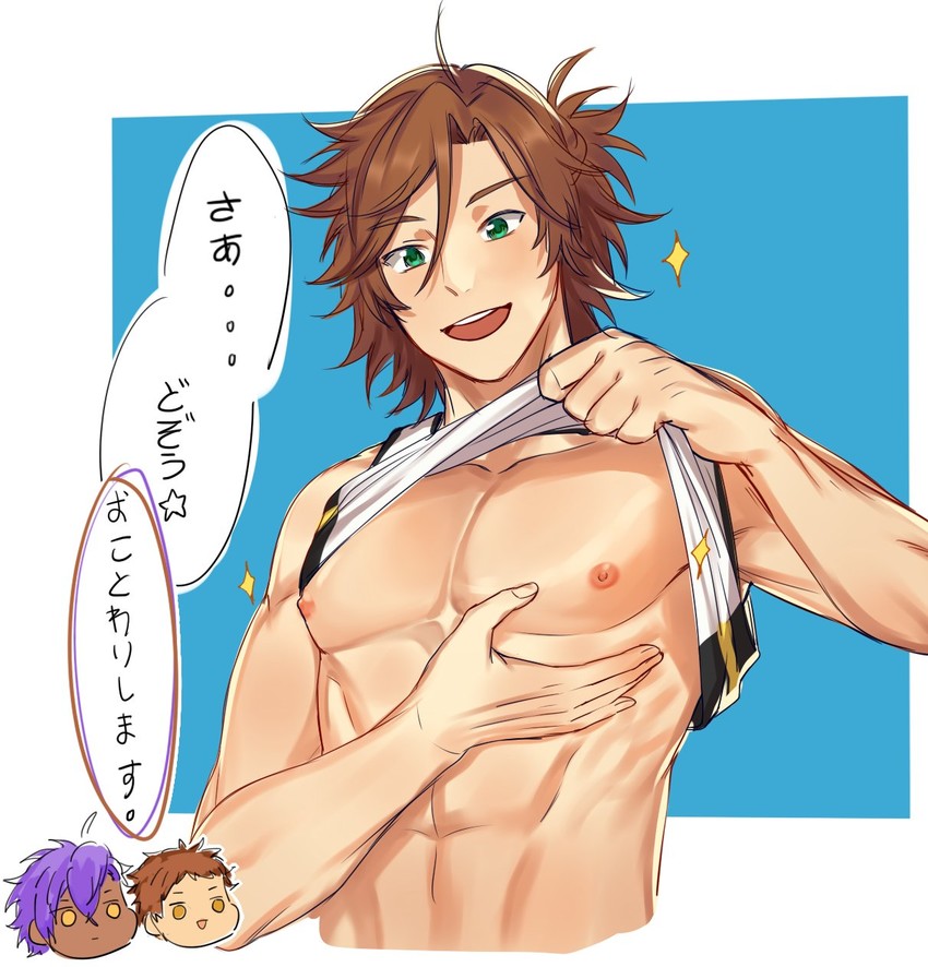 mikejima madara, tenma mitsuru, and otogari adonis (ensemble stars!) drawn by zhineart