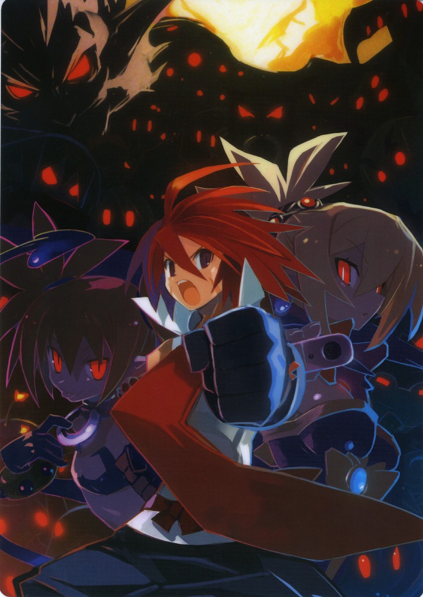 etna, flonne, laharl, rozalin, adell, and 3 more (disgaea and 1 more)