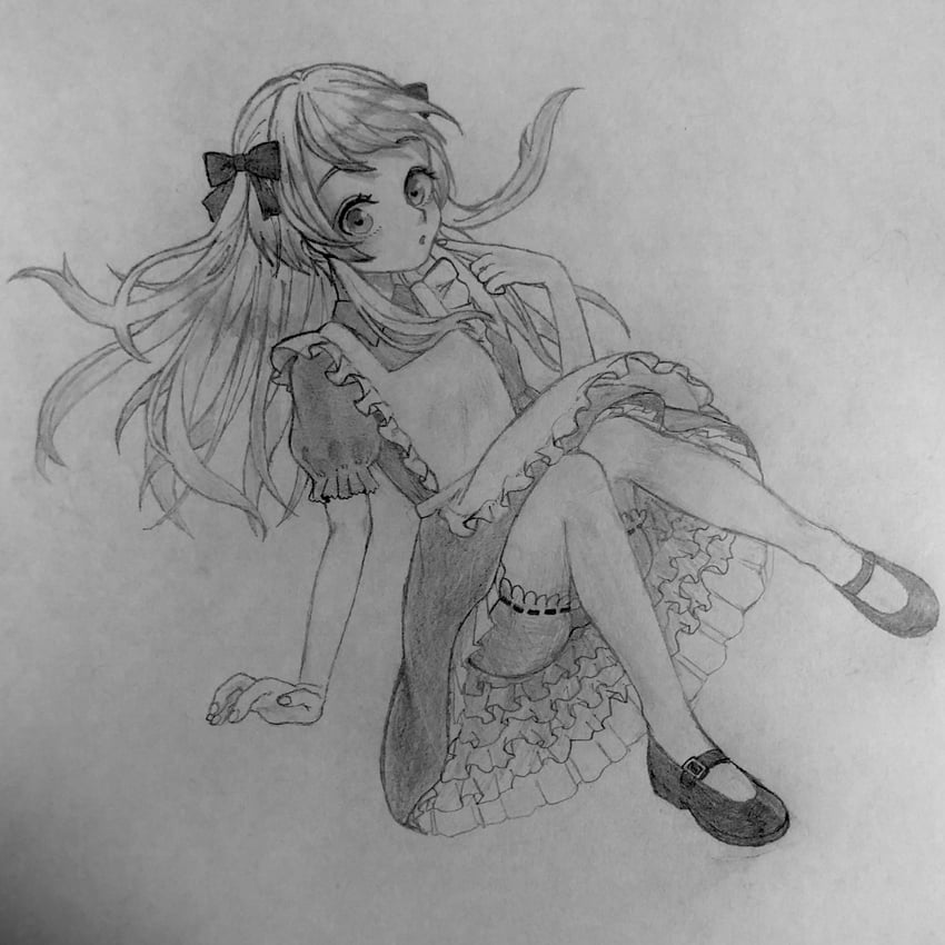 alice and chaos marie (alice's adventures in wonderland and 1 more) drawn by 37khj