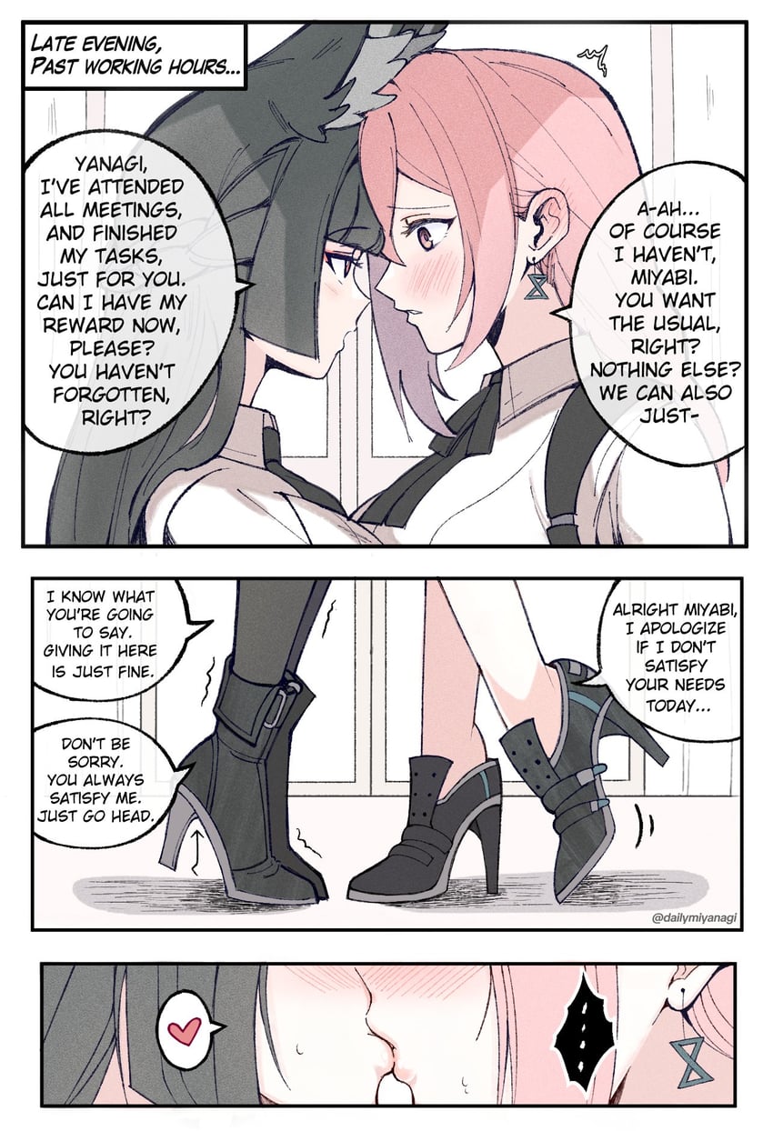 hoshimi miyabi and tsukishiro yanagi (zenless zone zero) drawn by dailymiyanagi