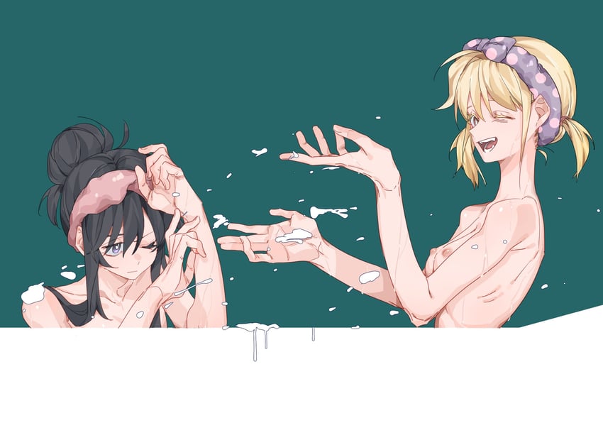 nishikigi chisato and inoue takina (lycoris recoil) drawn by molu_stranger