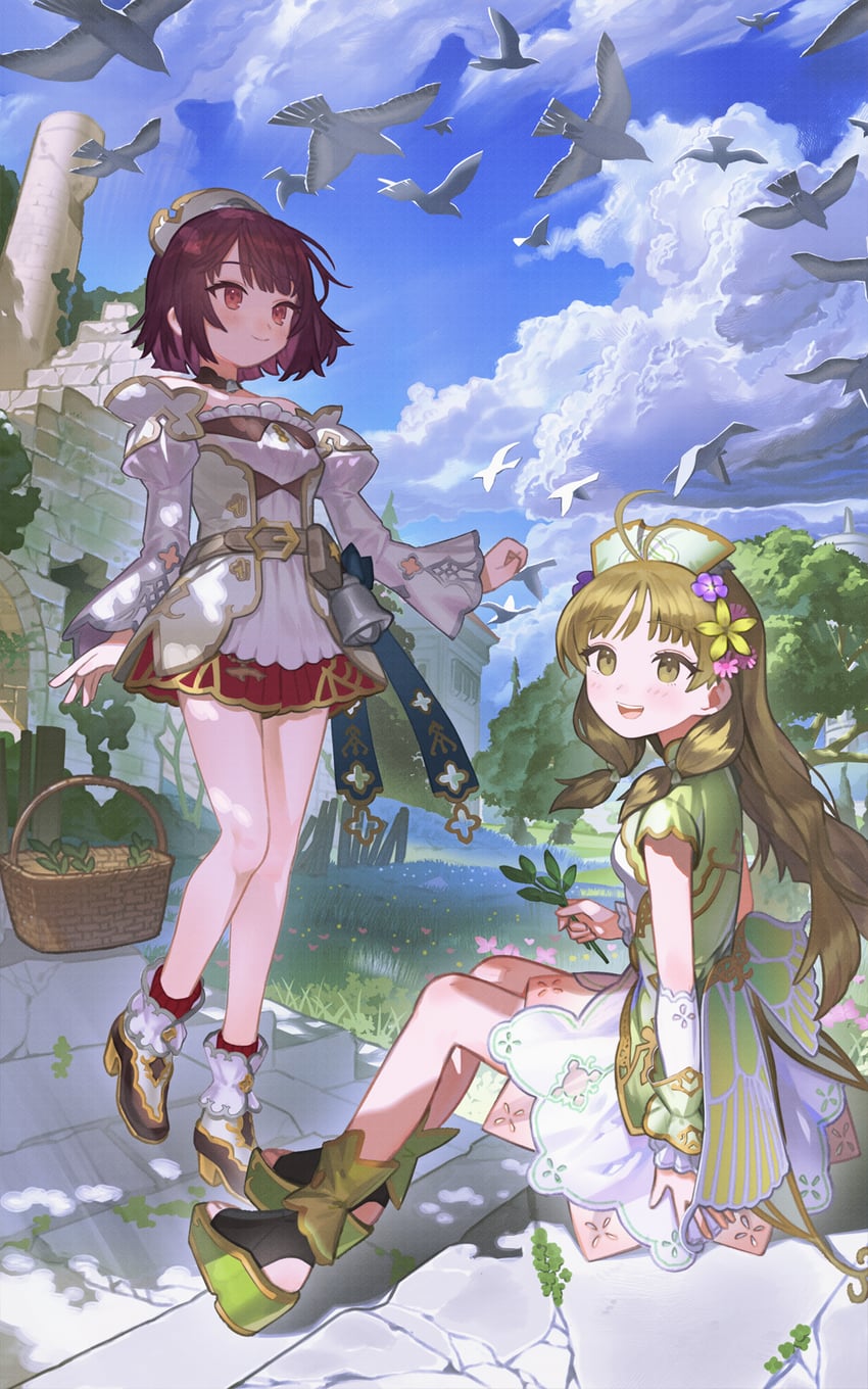 sophie neuenmuller and ayesha altugle (atelier and 3 more) drawn by aspara