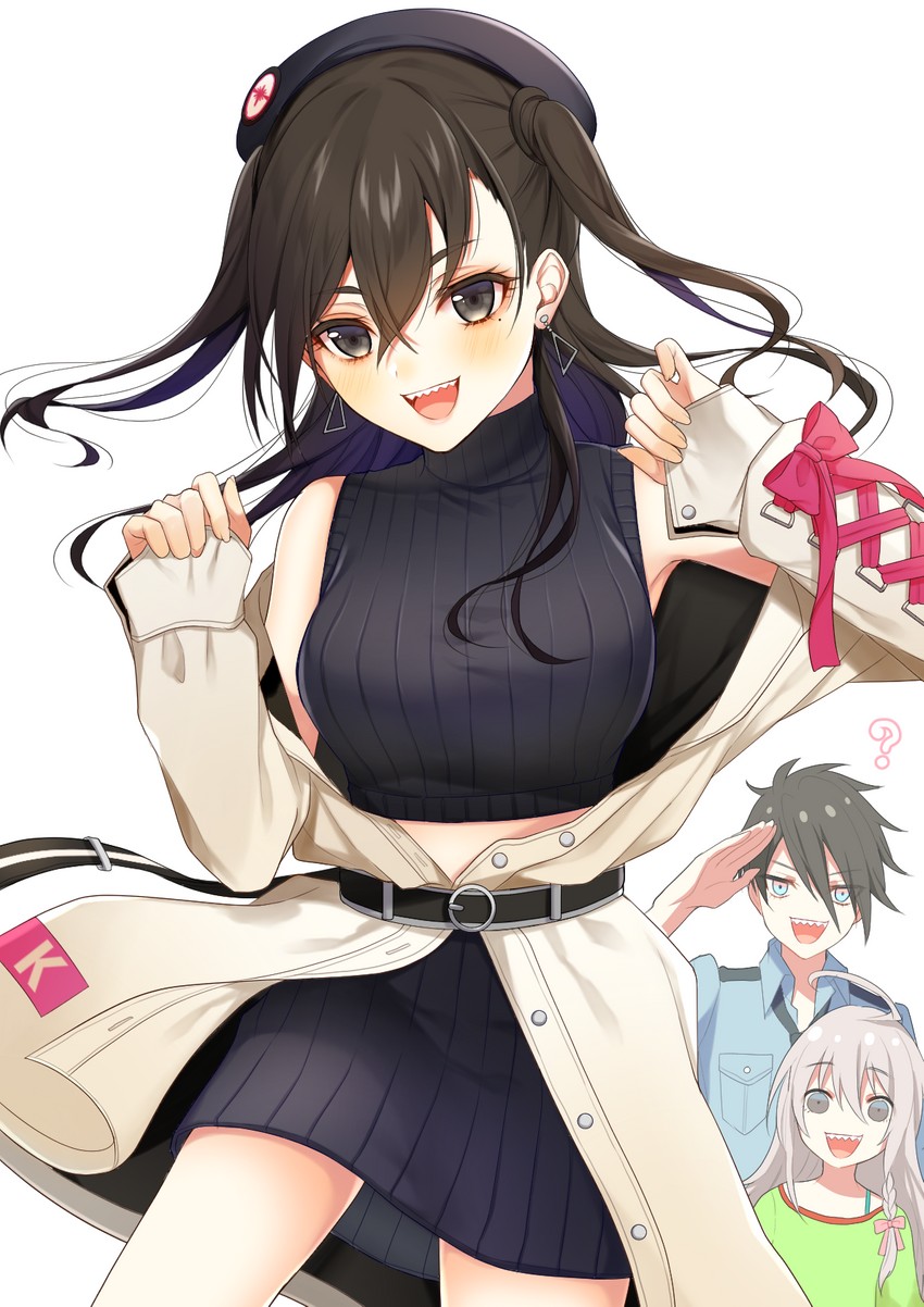 hoshi syoko, sunazuka akira, and akuno hideo (idolmaster and 2 more) drawn by hanazono_rinko