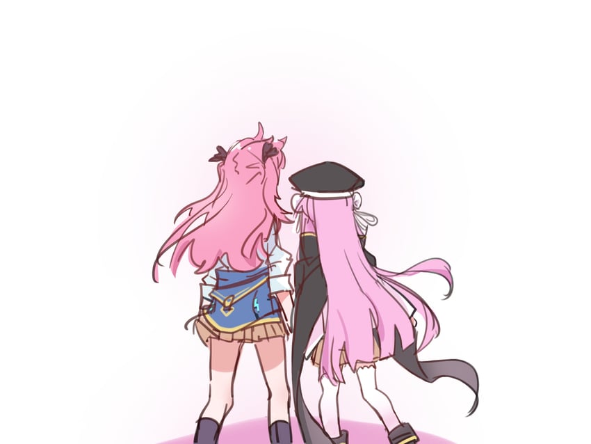 kunimi tama and aikawa megumi (heaven burns red) drawn by rantan_0925