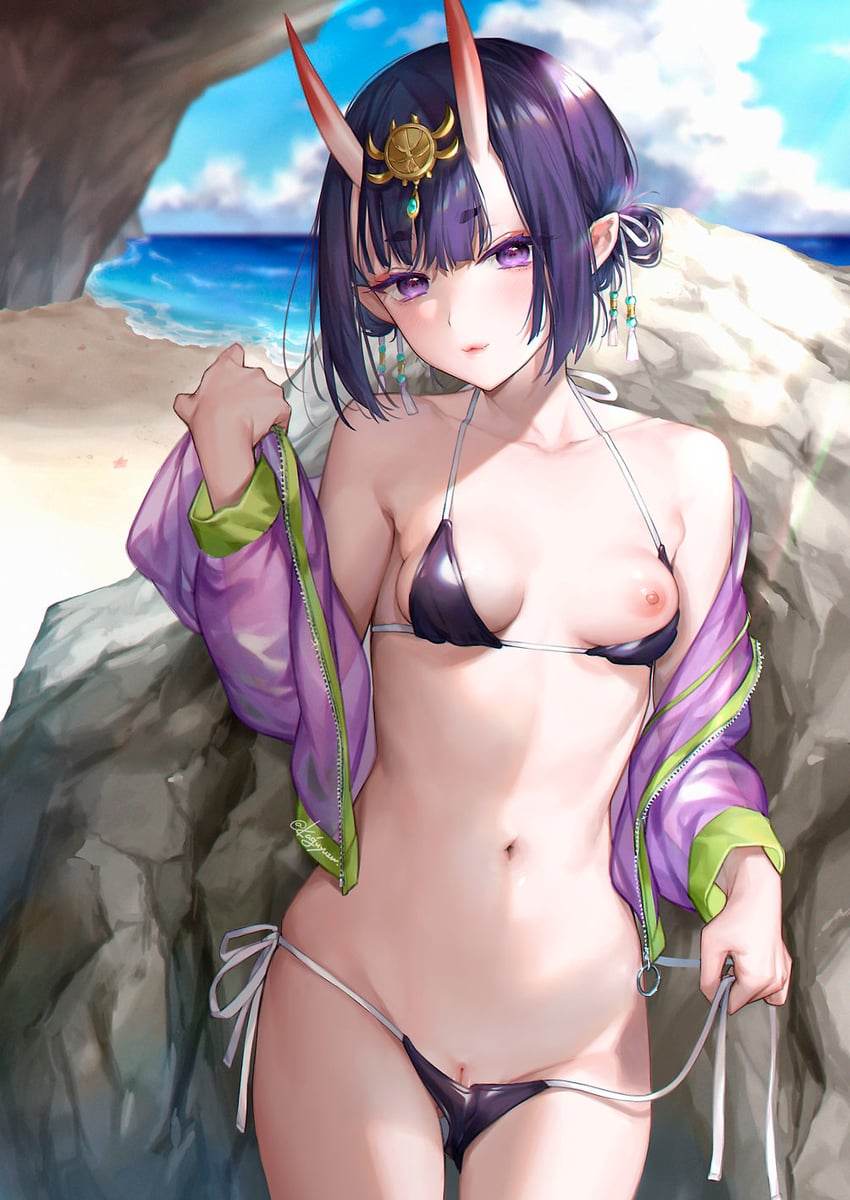 shuten douji (fate and 1 more) drawn by kaguyuzu