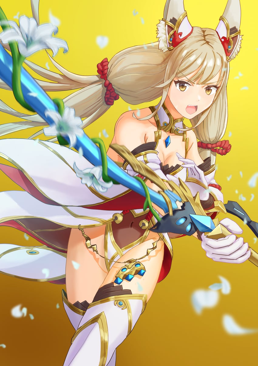 nia (xenoblade chronicles and 1 more) drawn by sawayakakatsu
