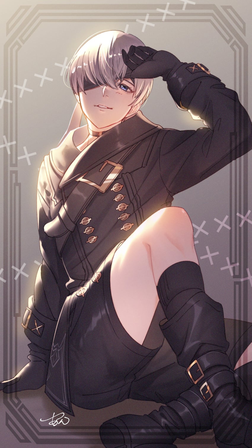 9s (nier and 1 more) drawn by tsu-an