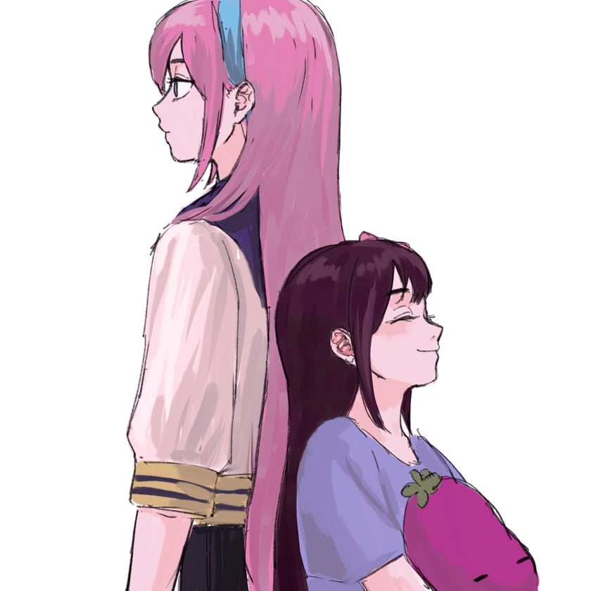 aubrey and mr. plantegg (omori) drawn by renshu_usodayo