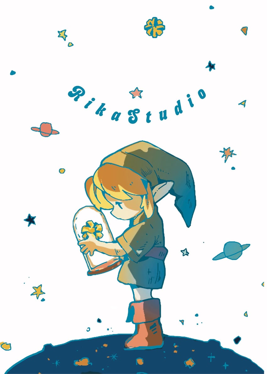 link, young link, and rose (the legend of zelda and 3 more) drawn by jiuminene