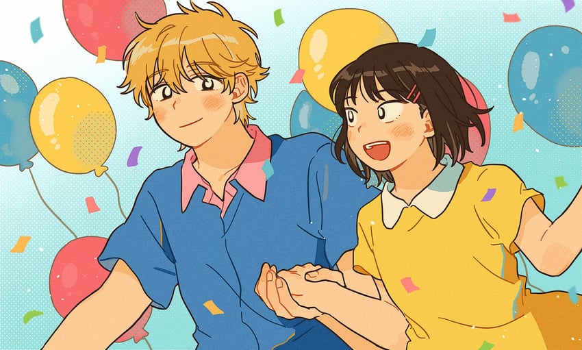iwakura mitsumi and shima sousuke (skip to loafer) drawn by sihyun25