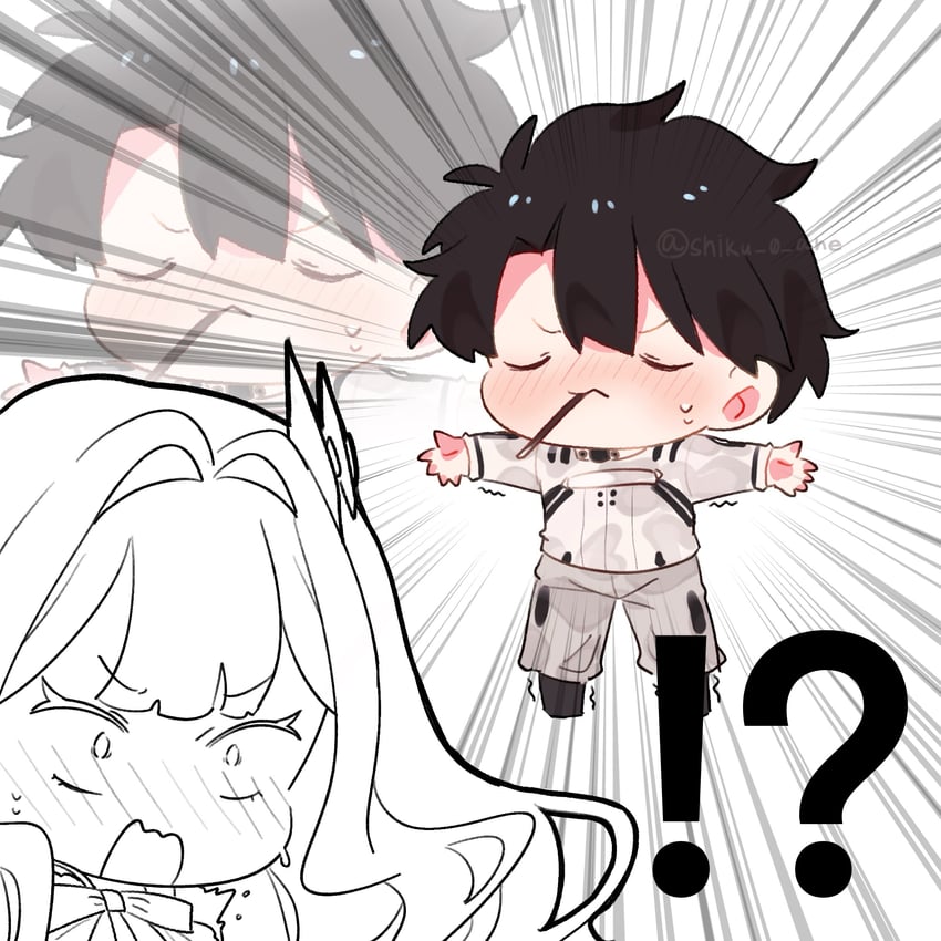 fujimaru ritsuka and baobhan sith (fate and 1 more) drawn by shigure_(ffrh7824)
