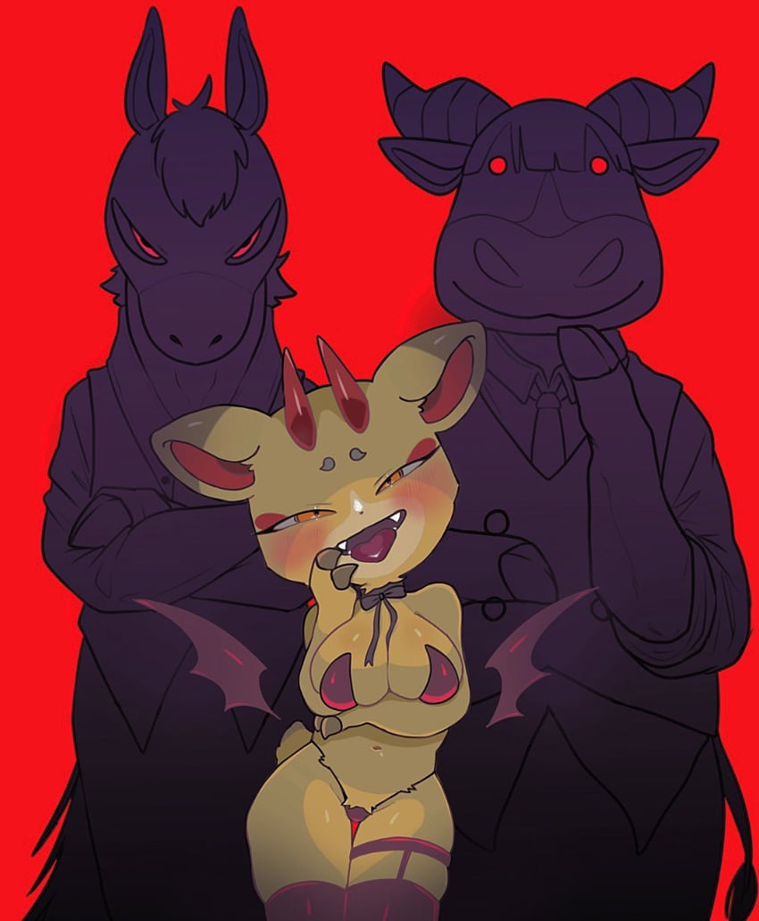 shino, roscoe, and rodeo (animal crossing) drawn by saamon_1010