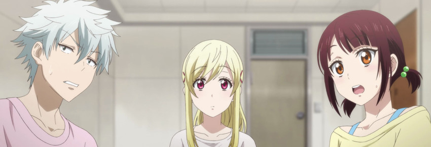 shiraishi urara, itou miyabi, and miyamura toranosuke (yamada-kun to 7-nin no majo)