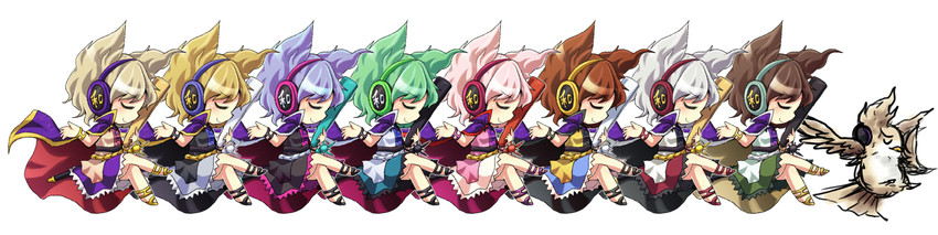 toyosatomimi no miko (touhou and 1 more) drawn by ys_(fall)