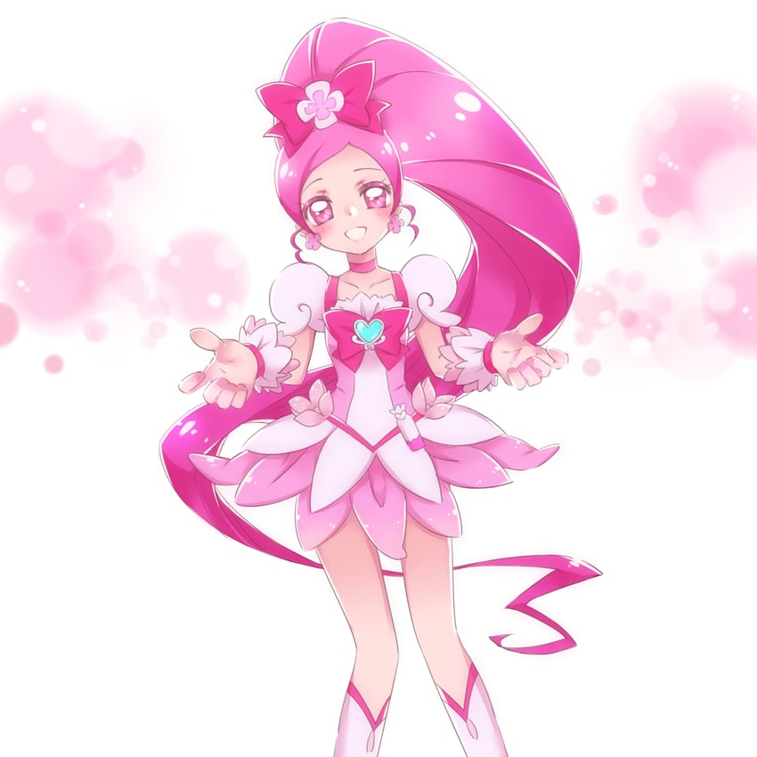 hanasaki tsubomi and cure blossom (precure and 1 more) drawn by nijigami_rin