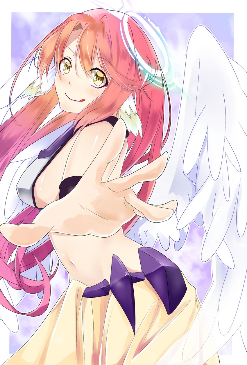 jibril (no game no life) drawn by nisen_(everlasting_m)
