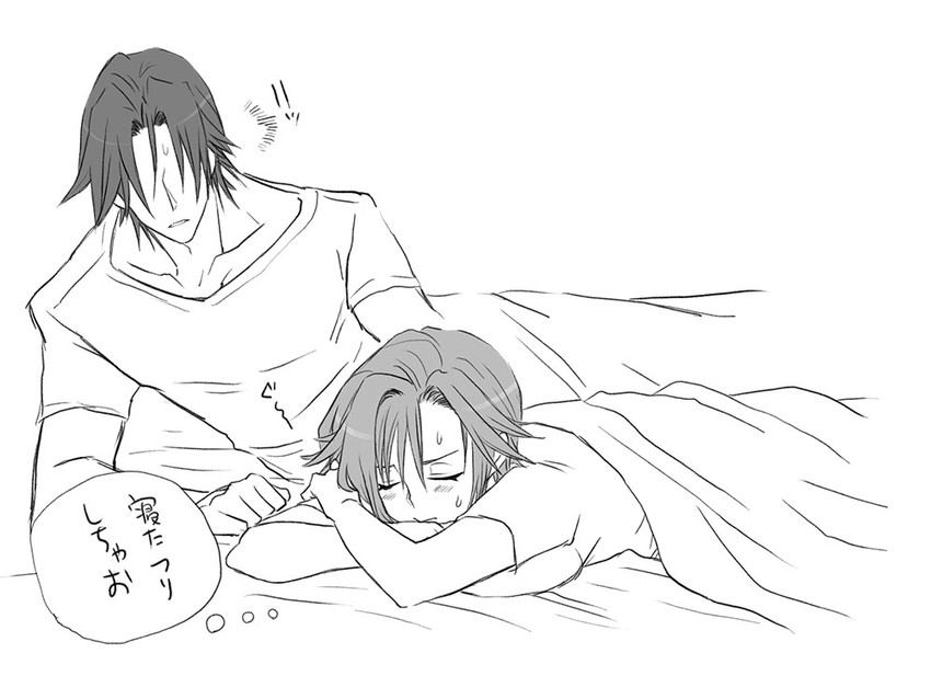 igarashi kyou and hasumi souji (seitenkango. shinyuu to) drawn by eroe