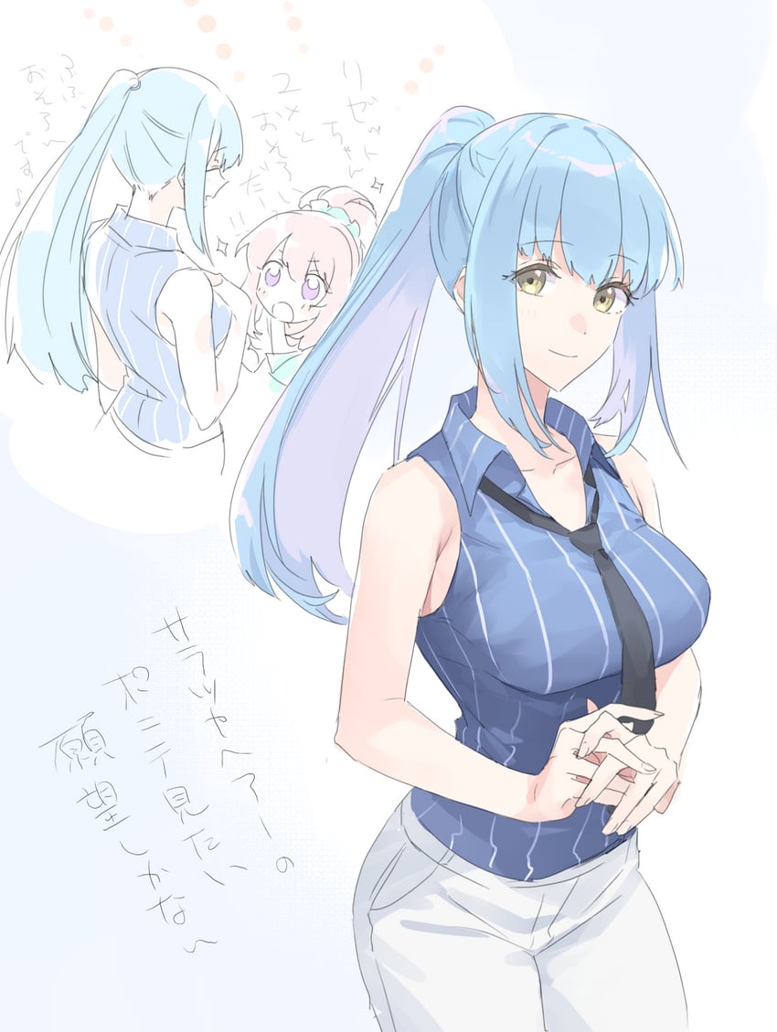 risette twinings and yume (eiyuu densetsu and 2 more) drawn by poki_(as9861164216765)