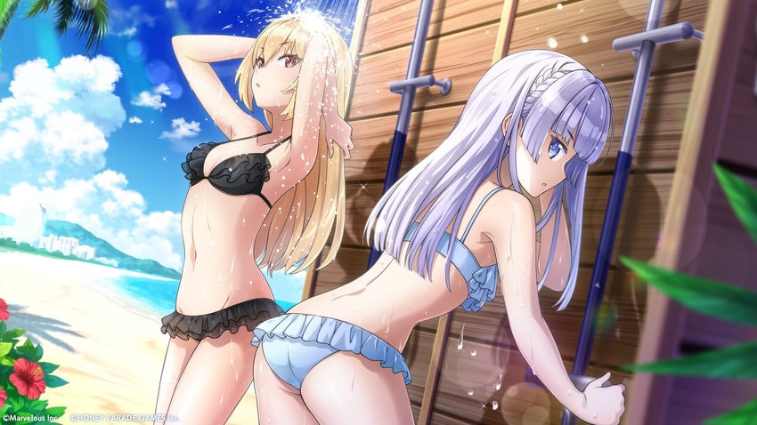 schnee weissberg and kazami ellen (dolphin wave) drawn by ootomo_takuji