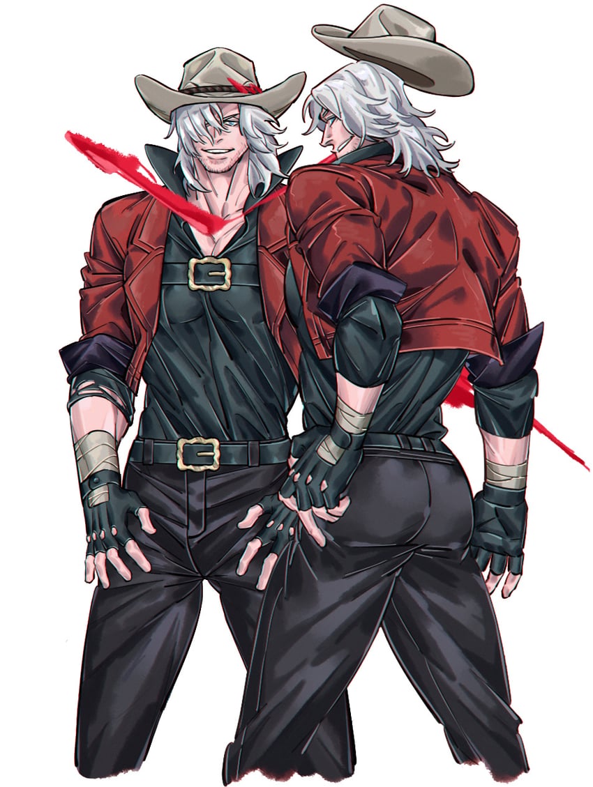 dante (devil may cry and 1 more) drawn by yu_yan_jing_ban_fan