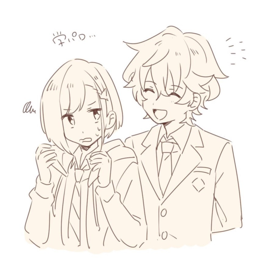 ichigo and nine alpha (darling in the franxx) drawn by unapoppo