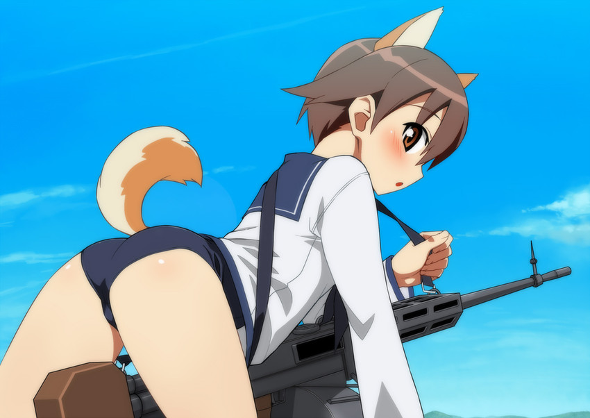 miyafuji yoshika (world witches series and 1 more) drawn by tonbi