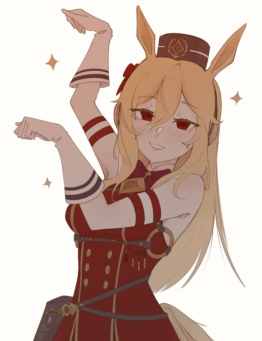 gold ship and kaela kovalskia (hololive and 2 more) drawn by srewe5