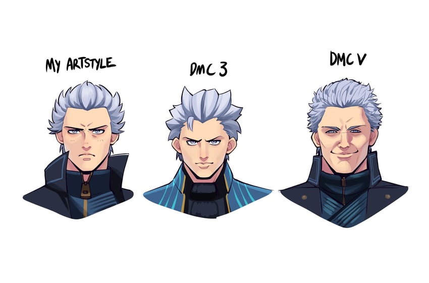 vergil (devil may cry and 2 more) drawn by butter_sugoi