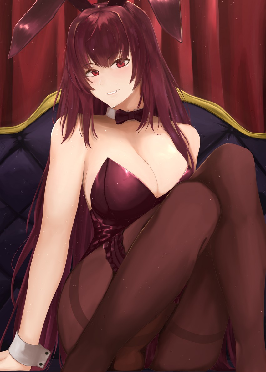 scathach (fate and 1 more) drawn by eko.art