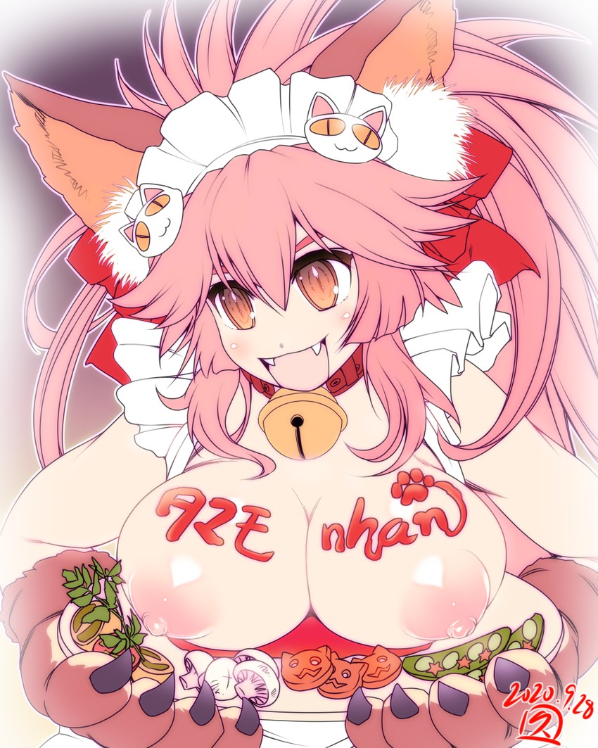 tamamo and tamamo cat (fate and 1 more) drawn by hisahiko