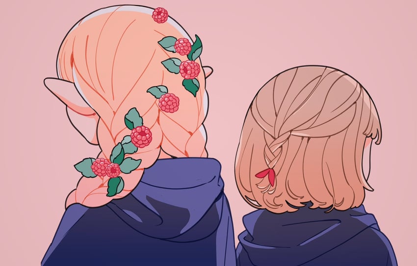 marcille donato and falin touden (dungeon meshi) drawn by meyoco