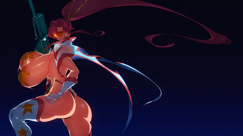 yoko littner and space yoko (tengen toppa gurren lagann) drawn by ys-purgatory