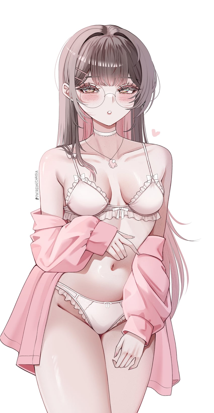 pink and michi (original and 1 more) drawn by chaisia_art