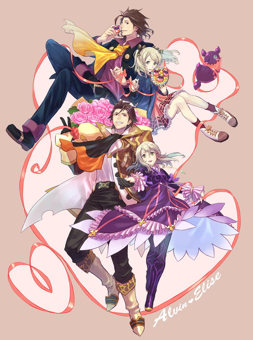 alvin, elize lutus, and teepo (tales of and 2 more) drawn by yanagi_kefu