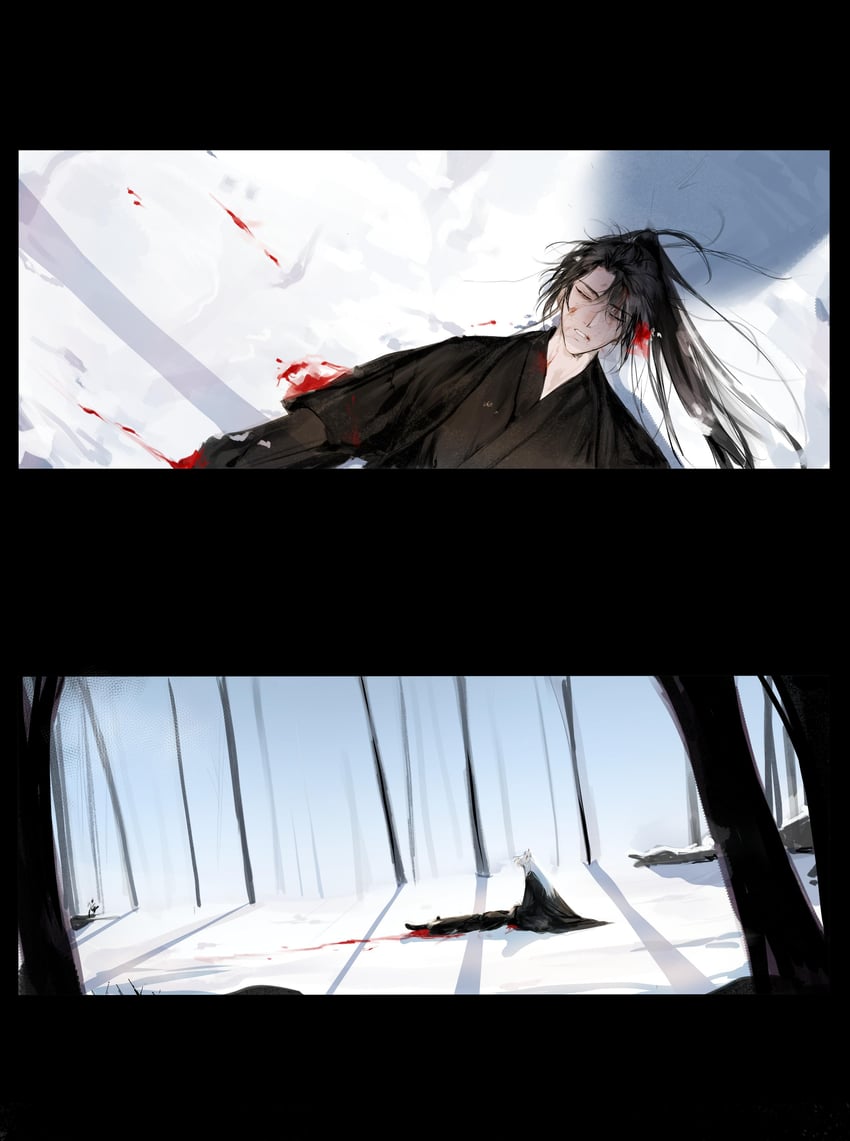 cheongmyeong and tang bo (return of the mount hua sect) drawn by jjangi